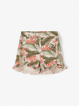 Shorts estampado con volantes, Name It