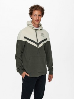 Sudadera bicolor, Only&Sons