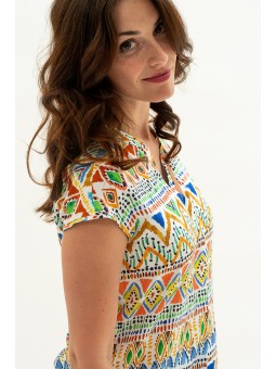 Top estampado