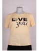 Camiseta texto Love You