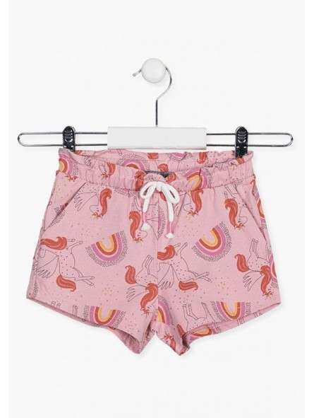 Bermuda estampado unicornios, Losan Bermuda estampado unicornios, Losan