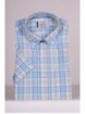 Camisa de cuadros M/C con bolsillo
