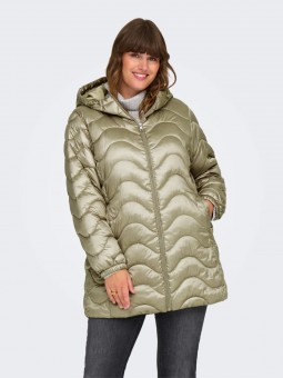 Parka acolchada con capucha, Only Carmakoma