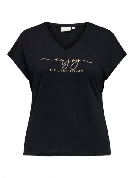 Camiseta texto, Only Carmakoma