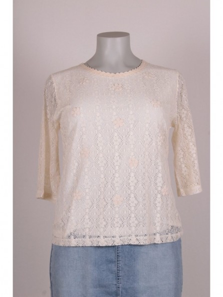 CMSTA.7015 DOBLE CON FLORES GUIPUR