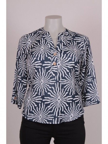 BLUSON 356-20 M/L ESTAMPADO