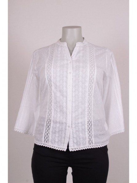 CAMISA 26107710 1/2MANGA PUNTILLA