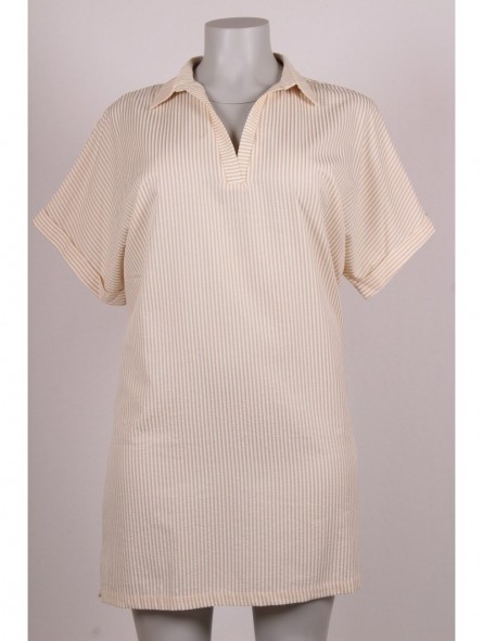 VESTIDO VE177 M/C RAYAS
